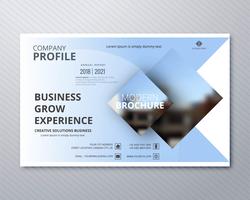 Design professionale modello di brochure moderna di affari vettore