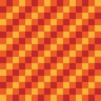 geometrico percalle tavolo stoffa senza soluzione di continuità modello. giallo arancia percalle scacchiera tavolo stoffa design di sfondo vettore illustrazione tessuto boho tappeto ikat tribale batik struttura percalle modello.