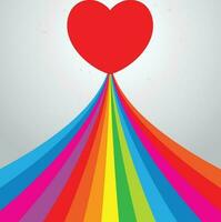 lgbt bandiera colore Comunità gay e lesbica vettore