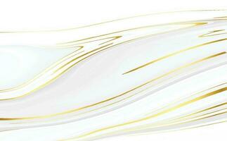 astratto 3d modello curvo morbido oro stratificato sfondo con oro Linee scintillamento con copia spazio per testo. lusso stile. vettore illustrazione