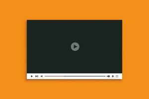 video giocatore interfaccia, video giocatore ui vettore