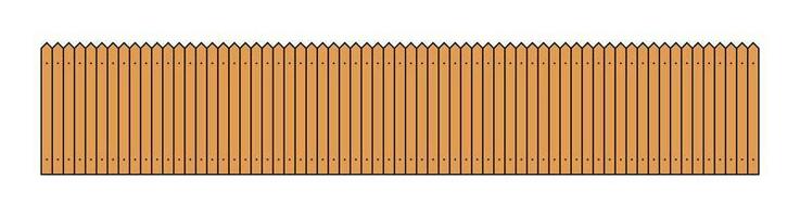 colorato schema recinto nel piatto stile vettore illustrazione isolato su bianca