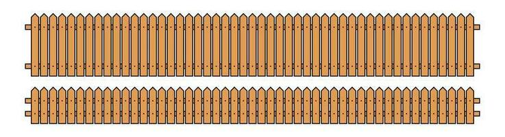 colorato schema recinto nel piatto stile vettore illustrazione isolato su bianca