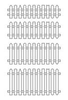 schema recinto nel piatto stile vettore illustrazione isolato su bianca