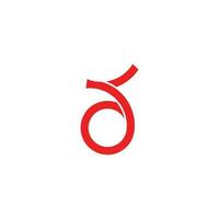 lettera ds cerchio movimento geometrico ruotare logo vettore