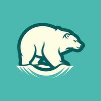 animale orso logo illustrazione vettore design modello
