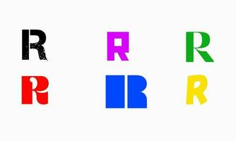 colorato personaggio di alfabeto lettera font logo. d e f alfabeto logo. alfabeto lettere creativo font monogramma logo. font logo. alfabeto. testo effetto. 3d alfabeto logo. piccolo mano lettera font design. vettore