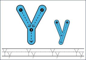 lettera tracciato a partire dal az ,mano disegnato tracciato fogli di lavoro per bambini pencontrol e grafia pratica vettore