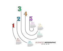 elementi di design di infografica aziendale moderna infochart marketing grafico e grafici diagrammi a barre vettore