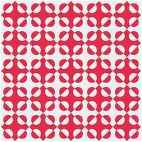 geometrico sfondo con ripetendo cerchio e triangolo modello isolato su un' rosso sfondo. modificabile astratto sfondi vettore