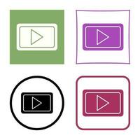 unico video comunicazione vettore icona