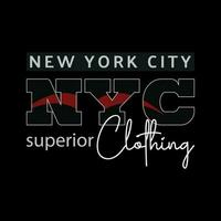 nuovo York città nyc superiore capi di abbigliamento creativo t camicia design vettore