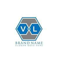 vl creativo minimalista lettera logo. vl unico moderno piatto astratto vettore lettera logo design.