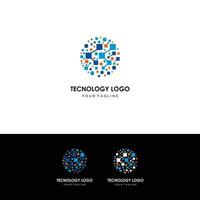 vettore di progettazione del logo della tecnologia