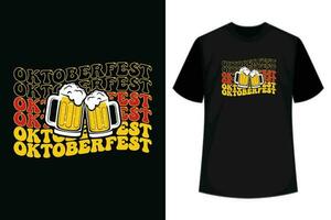 oktoberfest birra potabile squadra maglietta vettore