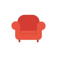 soggiorno divano mobili icona isolata vettore