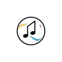 musica Audio onda logo modello design vettore icona illustrazione