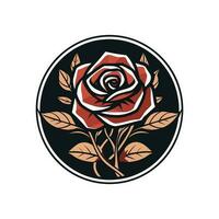 Rose fiore logo clip arte illustrazione vettore