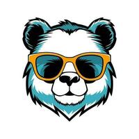 panda indossare occhiali da sole vettore clip arte illustrazione