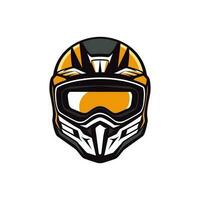 motocross logo casco vettore clip arte illustrazione