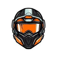 motocross logo casco vettore clip arte illustrazione