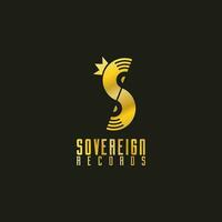 musica logo, lettera S corona record oro lusso creativo per moderno attività commerciale azienda marca logo design vettore illustrazione