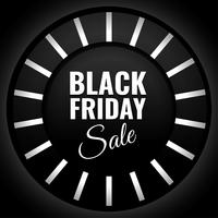 Modello di post dei social media del Black Friday vettore