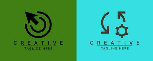 moderno creativo minimalista logo design. vettore