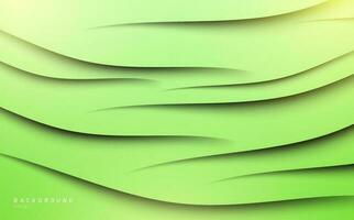 verde graffi forma linea astratto sfondo design vettore