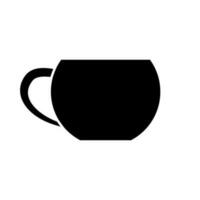 caffè tazza icona vettore. tè tazza illustrazione cartello. moca simbolo. tè logo. caldo bevanda marchio. vettore