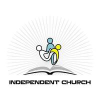 indipendente Chiesa logo vettore