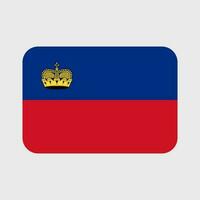 Liechtenstein bandiera vettore icone impostato di illustrazioni
