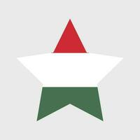 Ungheria bandiera vettore icone impostato di illustrazioni