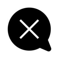 disapprovazione icona vettore simbolo design illustrazione