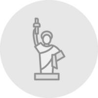 statua vettore icona design