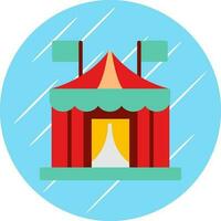 circo tenda vettore icona design