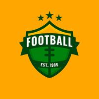 Football americano Logo Shield Vector