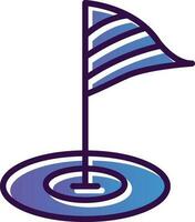 golf bandiera vettore icona design