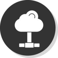 nube calcolo vettore icona design