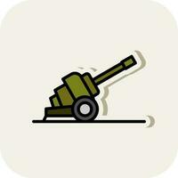 artiglieria vettore icona design