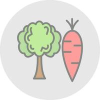 verdura vettore icona design