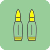 munizioni vettore icona design