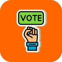 votazione vettore icona design