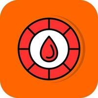 sangue vettore icona design