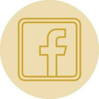 Facebook logo vettore icona design