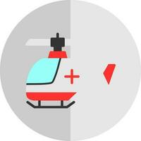 aria ambulanza vettore icona design