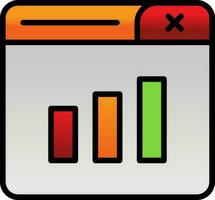 statistica vettore icona design