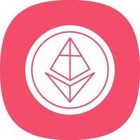 Ethereum vettore icona design