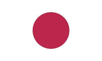 nazionale Giappone bandiera, ufficiale colori, e proporzioni. vettore illustrazione. eps 10 vettore.