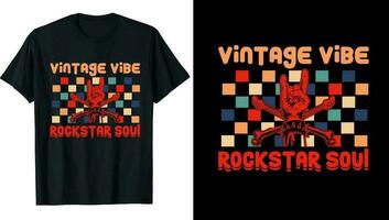 retrò maglietta, Vintage ▾ maglietta, Groovy maglietta, hippie maglietta, Anni '70 maglietta disegni vettore
